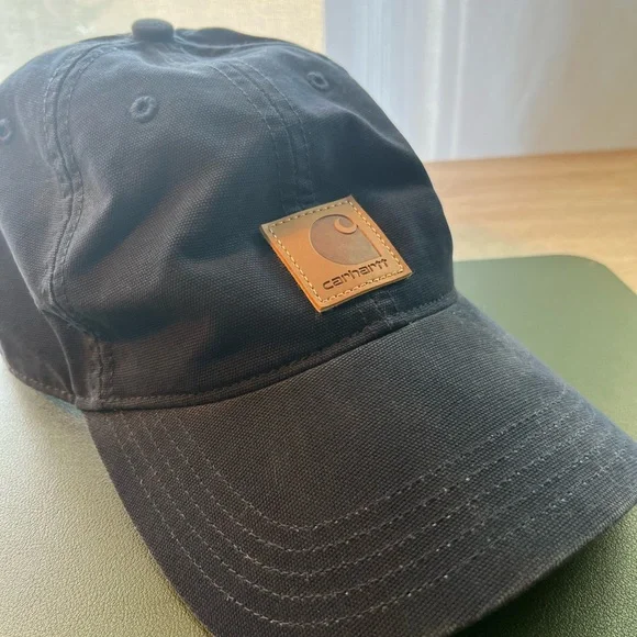 Carhartt Canvas Cap Navy Blue - Picture 2 of 5